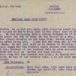 Soldier packet page