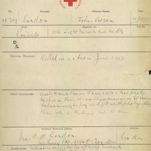 Soldier packet page