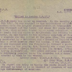 Soldier packet page