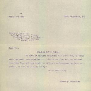 Soldier packet page