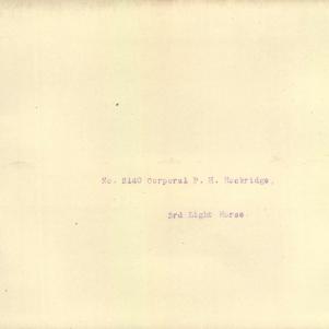 Soldier packet page