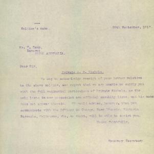 Soldier packet page