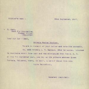 Soldier packet page