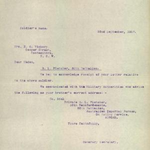 Soldier packet page