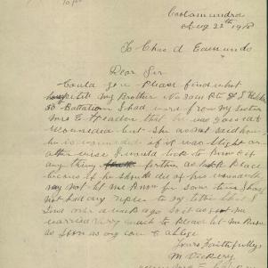 Soldier packet page