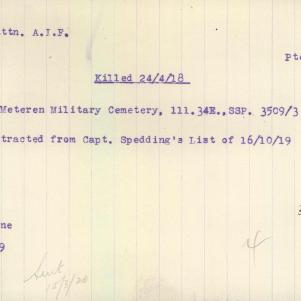 Soldier packet page