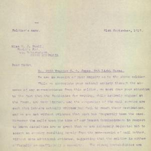 Soldier packet page