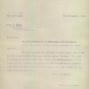 Soldier packet page