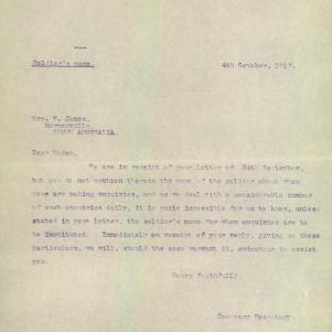 Soldier packet page