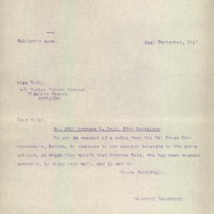 Soldier packet page