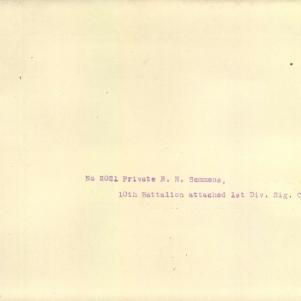 Soldier packet page