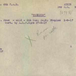 Soldier packet page
