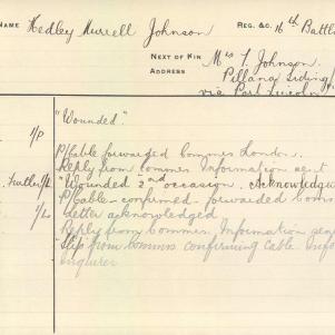 Soldier packet page