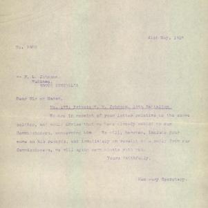 Soldier packet page
