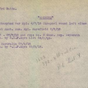 Soldier packet page