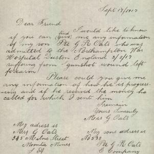Soldier packet page