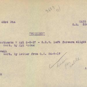Soldier packet page