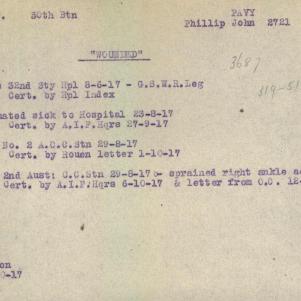 Soldier packet page