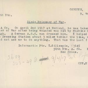 Soldier packet page