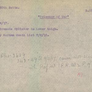 Soldier packet page