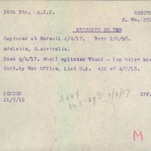 Soldier packet page