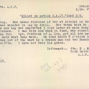 Soldier packet page