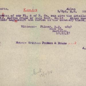 Soldier packet page