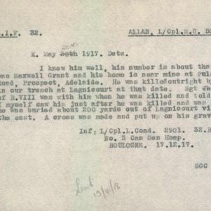 Soldier packet page
