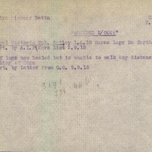Soldier packet page