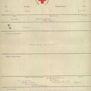 Soldier packet page