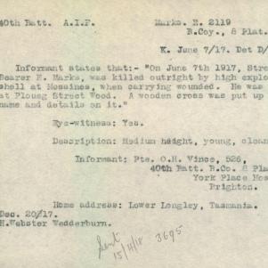 Soldier packet page