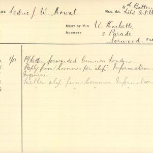 Soldier packet page