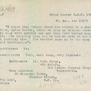 Soldier packet page