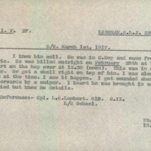 Soldier packet page