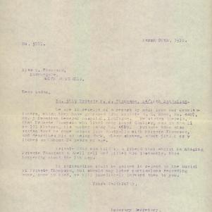Soldier packet page