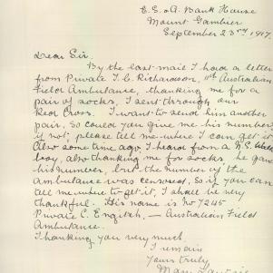 Soldier packet page