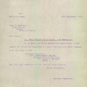 Soldier packet page