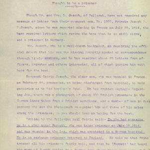 Soldier packet page