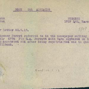 Soldier packet page