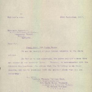 Soldier packet page