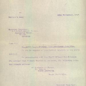 Soldier packet page