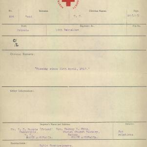 Soldier packet page
