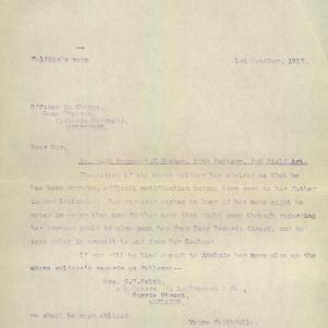 Soldier packet page