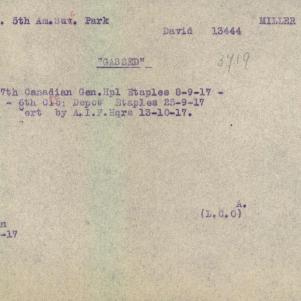 Soldier packet page