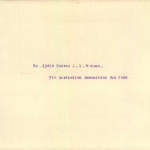 Soldier packet page