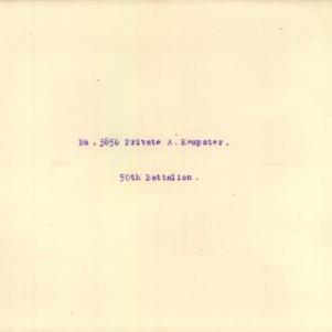 Soldier packet page