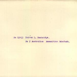 Soldier packet page