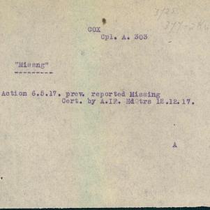 Soldier packet page