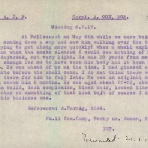 Soldier packet page