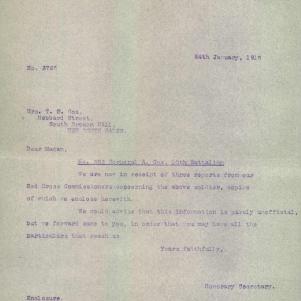 Soldier packet page